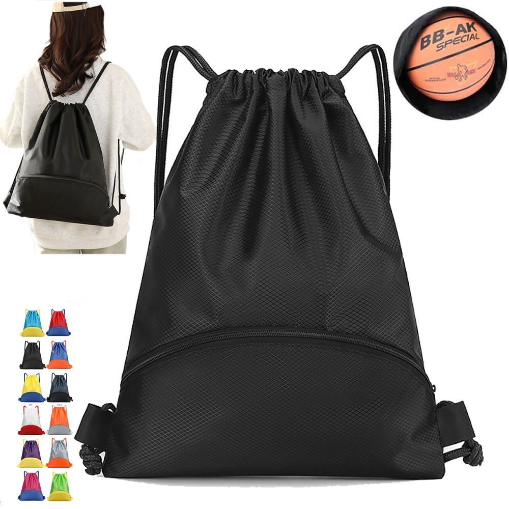Drawstring Gym Bag - Sporttas met grote capaciteit, waterdichte Oxford-vouwtas