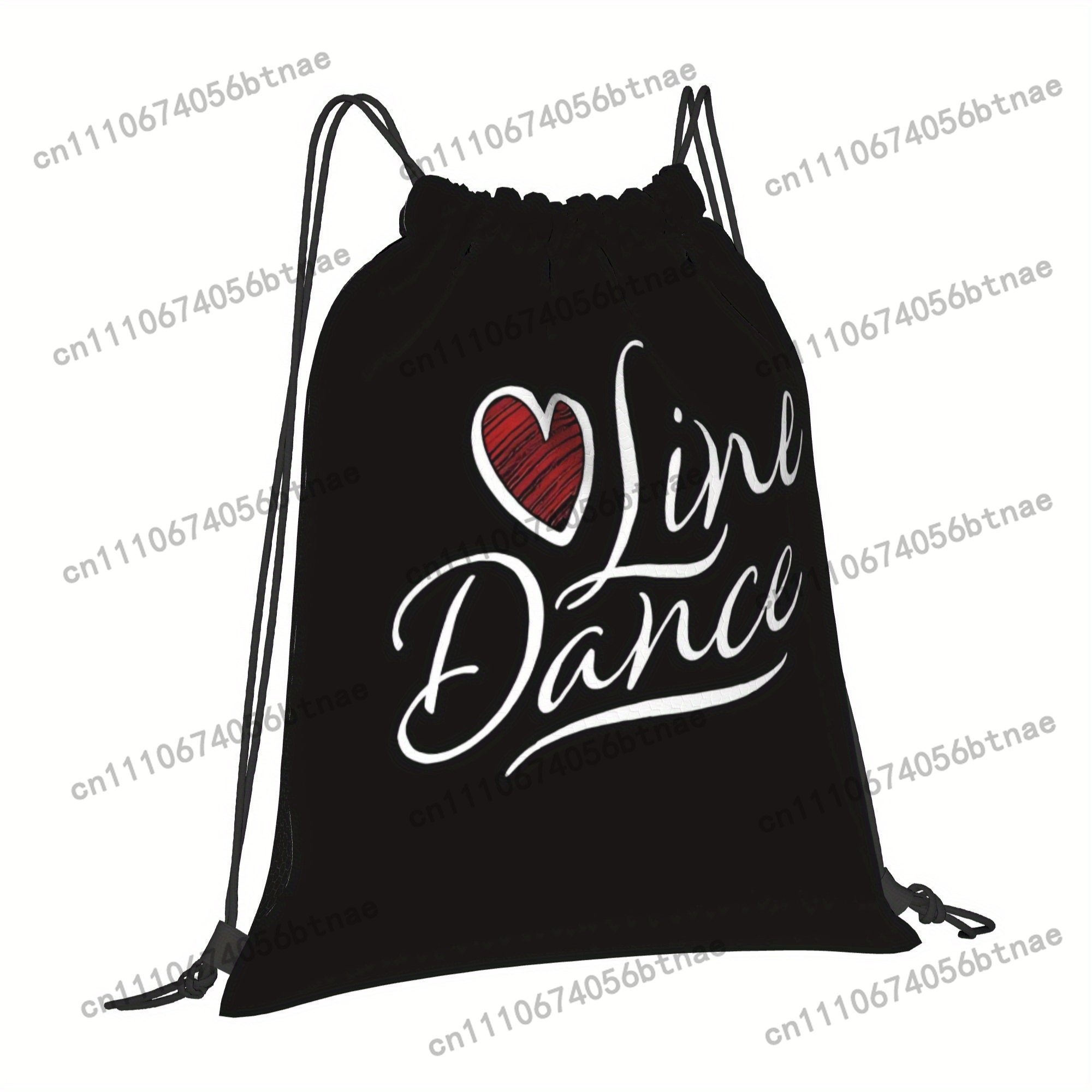 LOVE Line Dance-tas met trekko - Drawstring Gym Bag recensie en prijs