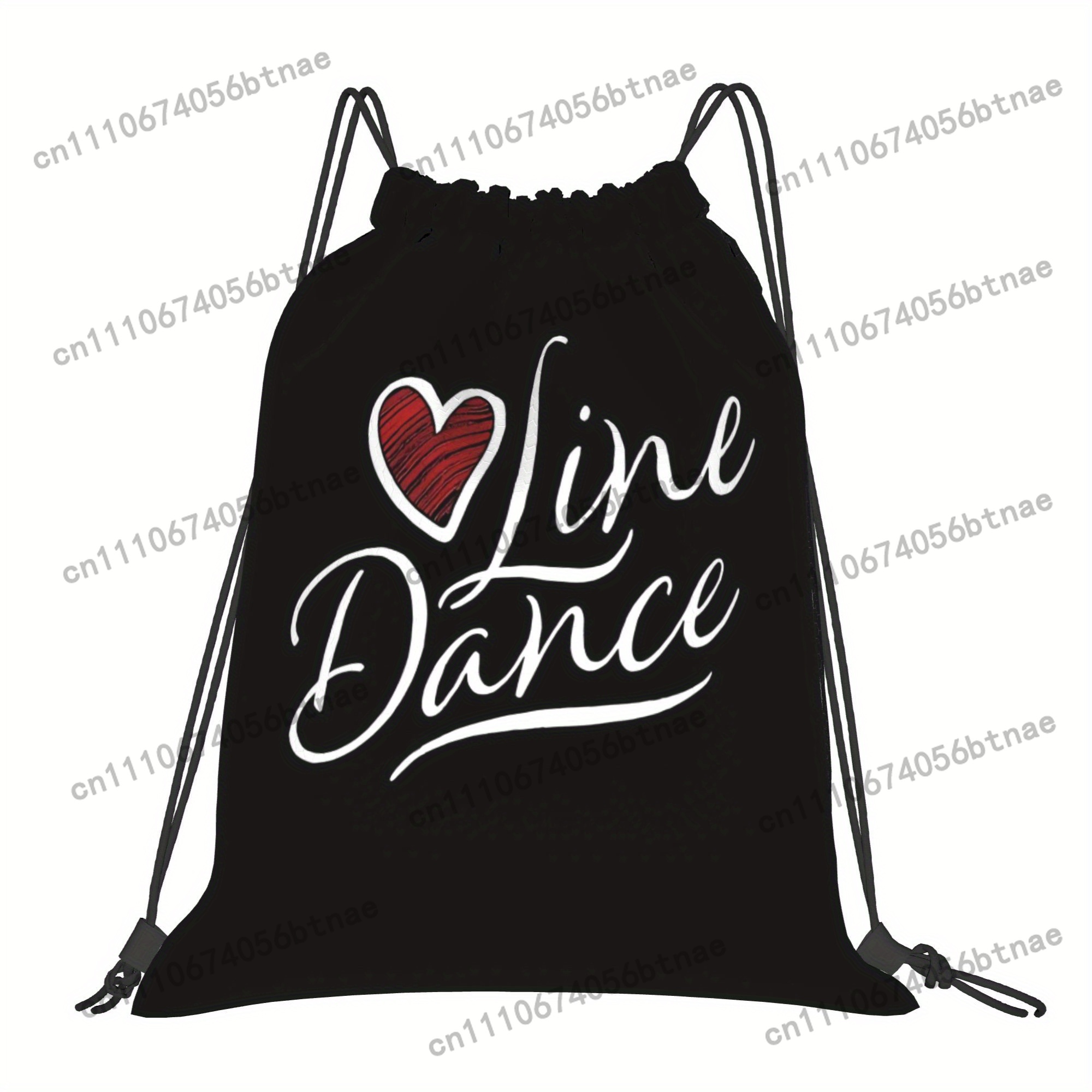 LOVE Line Dance-tas met trekko - Drawstring Gym Bag recensie en prijs