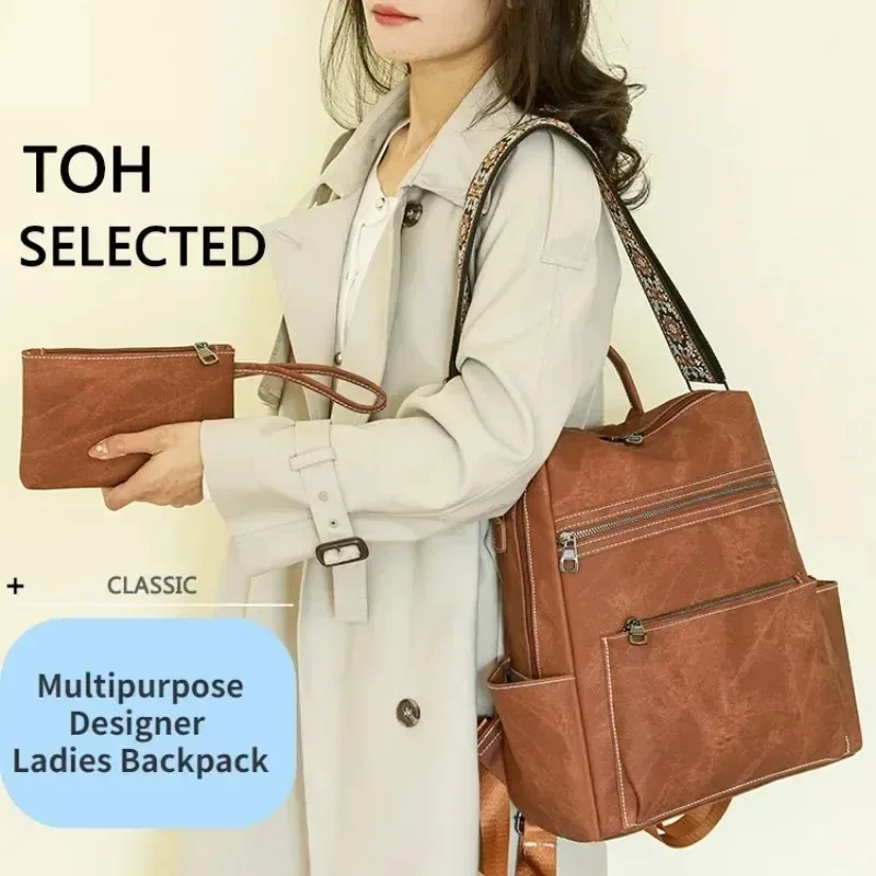 2026 Nieuwe dames PU-leer wate - Travel Backpack Anti Theft recensie en prijs