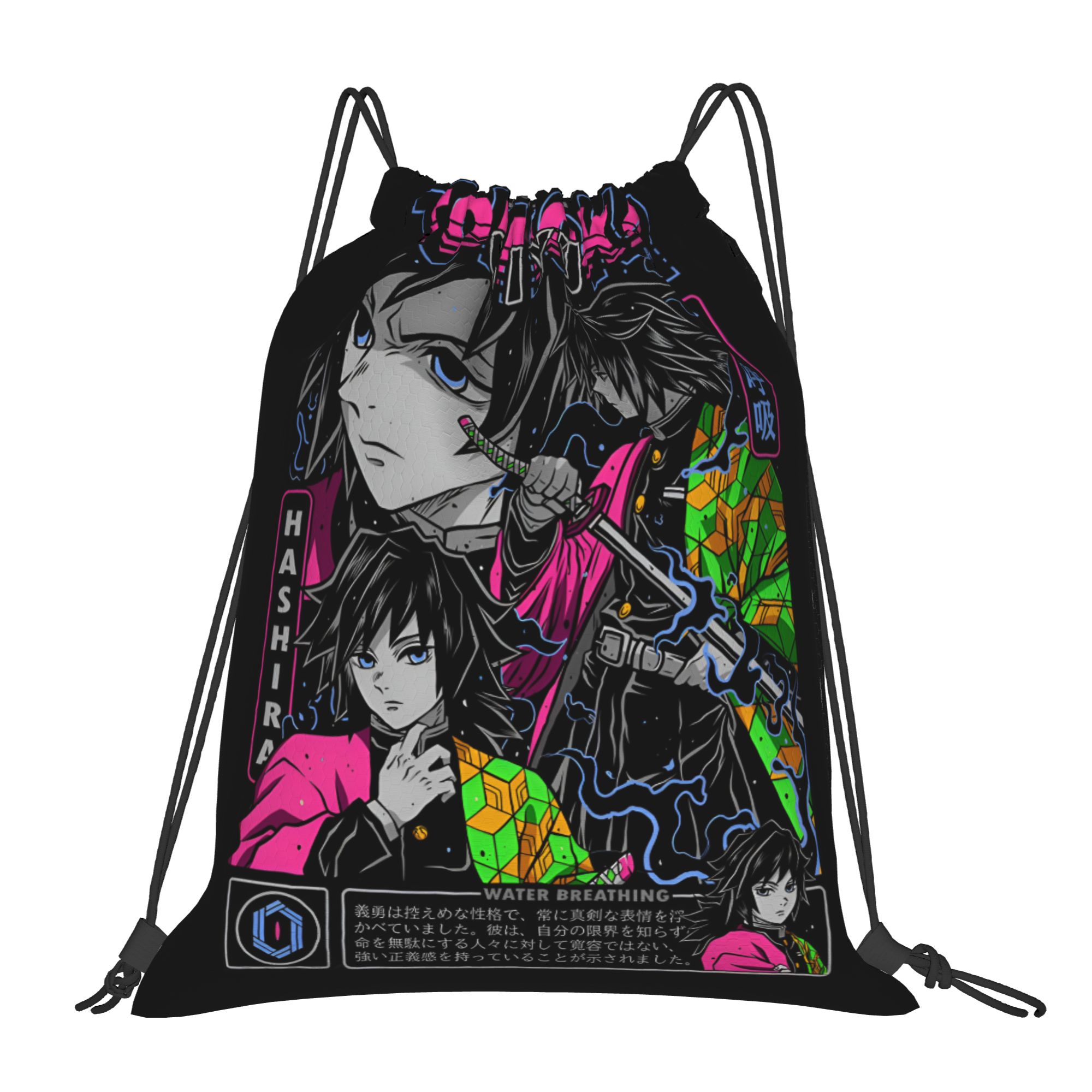 Aangepaste Demon Slayers tas m - Drawstring Gym Bag recensie en prijs